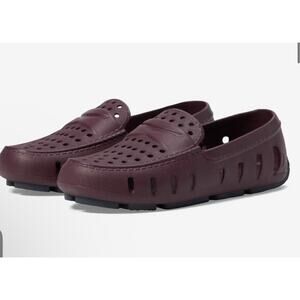 Floafers Big Kids Waterproof Prodigy Driver Shoes Burgundy Size 1 NEW